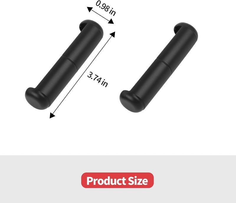 Jimen Windshield Hinge Cover Trim for Jeep Wrangler & Gladiator - Image 3