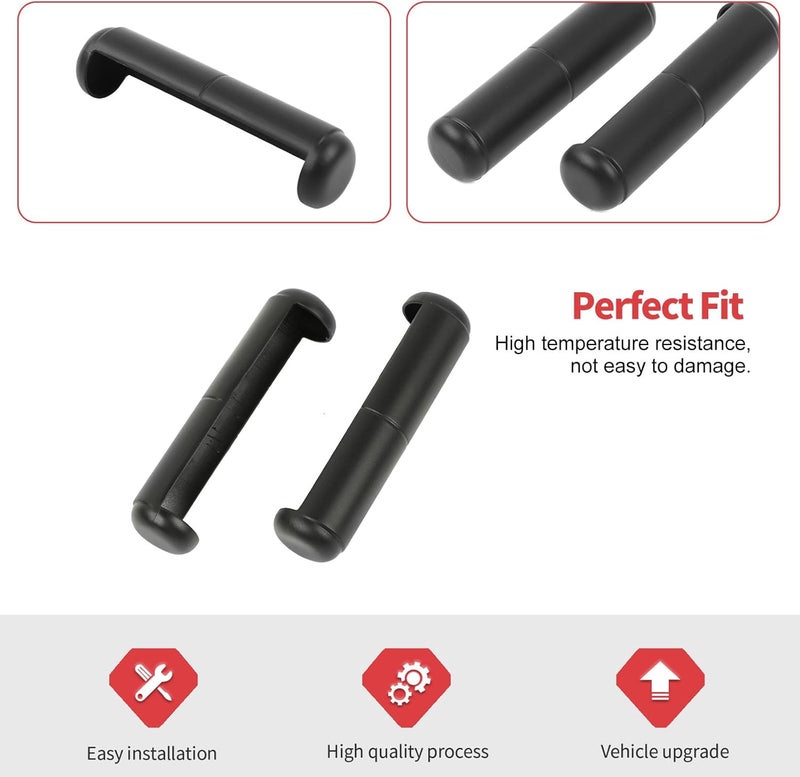Jimen Windshield Hinge Cover Trim for Jeep Wrangler & Gladiator - Image 4