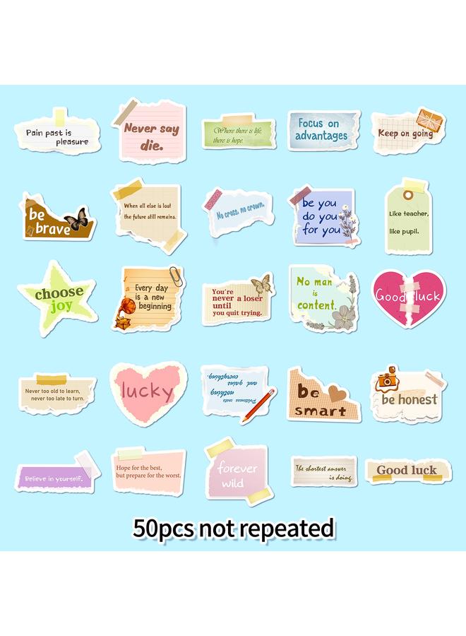 Bluejw 50 New Healing Inspirational Graffiti Decorative Stickers Luggage Mobile Phone Notebook Guitar Waterproof Stickers - Image 4