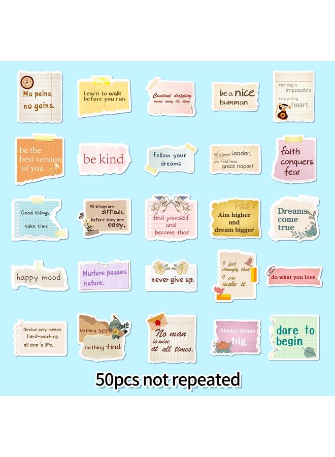 Bluejw 50 New Healing Inspirational Graffiti Decorative Stickers Luggage Mobile Phone Notebook Guitar Waterproof Stickers - Image 5