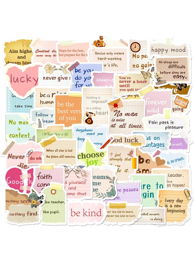 Bluejw 50 New Healing Inspirational Graffiti Decorative Stickers Luggage Mobile Phone Notebook Guitar Waterproof Stickers - Image 1