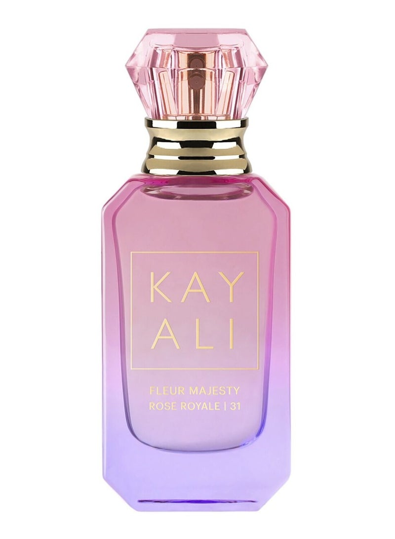 KAYALI Fleur Majesty Rose Royale | 31 Eau de Parfum (10ml) – Luxurious, Floral & Sensual Fragrance with Rose, Praline & Vanilla - Image 1