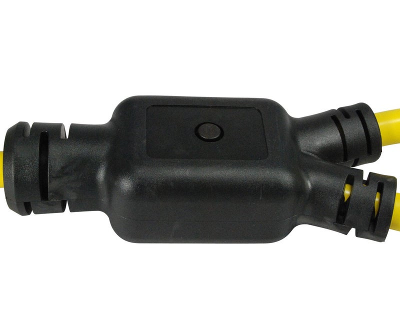 Conntek YL530520S 30-Amp 125-volt L5-30P Generator Y-Adapter Male Plug to U.S. 15/20-Amp Female Connectors - Image 4