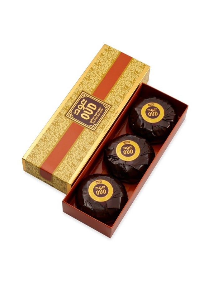Oud Luxury Collection Oud Sultani Soap 3 pieces 125 grams  - Image 4