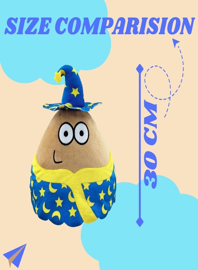 TechMax Solution Blue Star Aelien Pou Plush Pillow - The for The Cosmic Dreamer in Your Life - Image 2