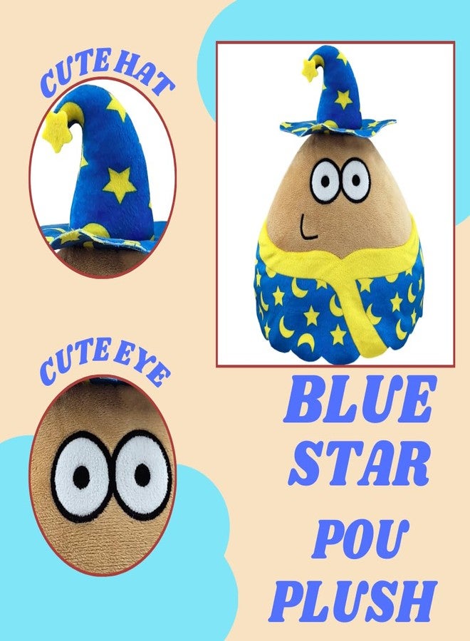 TechMax Solution Blue Star Aelien Pou Plush Pillow - The for The Cosmic Dreamer in Your Life - Image 3