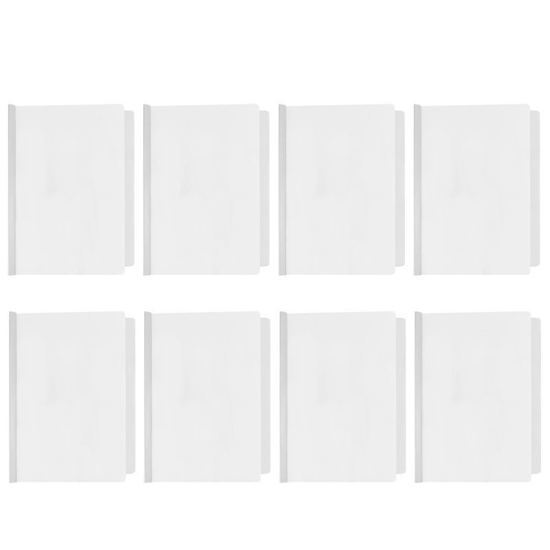 A4 Plastic Lever Arch File Folders With Rod Clamps 10 Pack Document Storage Organizer For Office School Filing Report Resume Holder - Image 2