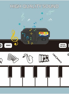 GROIC Kids Musical Mats with Music Sounds with 10 Keys, Musical Toys Toddler Music Piano Keyboard Dance Mat Carpet Touch Playmat Birthday Gift Toys for Baby Girls Boys  - Image 5