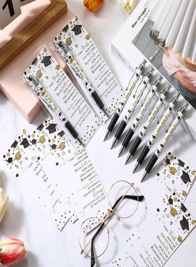 Sinload 25 Pcs Graduation Ballpoint Pens Class of 2025 Pens Bulk Graduation Favors Pens and Bookmark Graduation Gift for Student School Grad Party Favor Senior High School Supplies - Image 4
