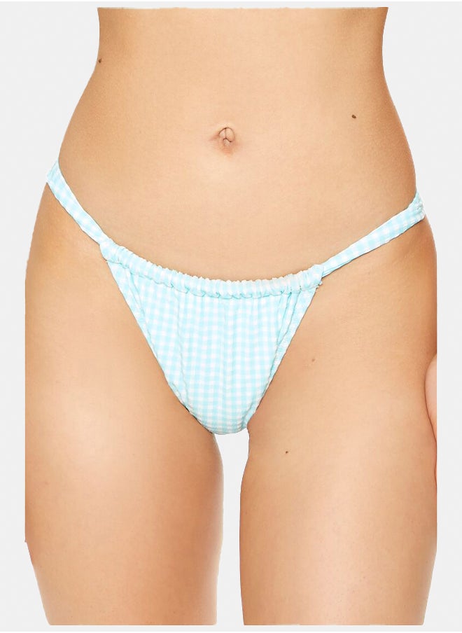FOREVER 21 Gingham Bikini Bottoms  - Image 5