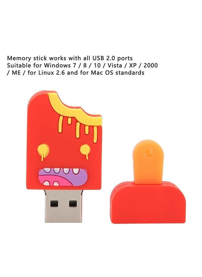 Arabest - U Disk Data Storage Ice Cream Shape for USB2.0 Windows 7 / 8 / 10 / Vista / XP / 200064G - Image 1