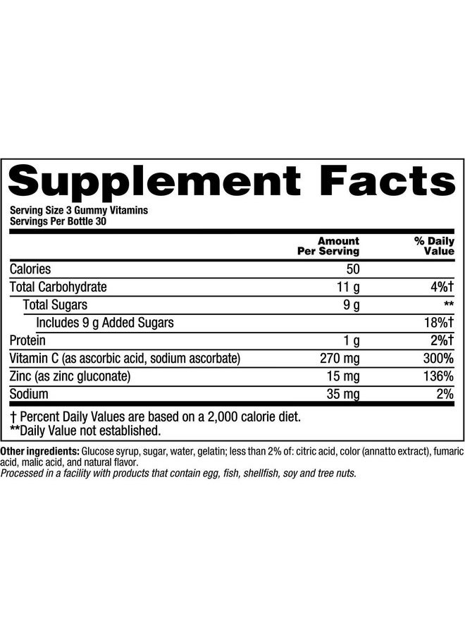 Vitafusion Power Zinc Gummy Vitamin 2 Bottle (180 Ct Totally.)  - Image 4