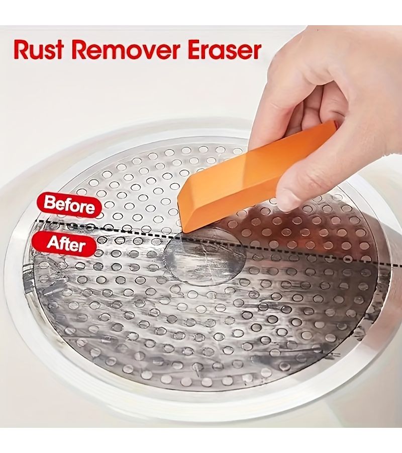 Orange Magic Cleaning Erasers 2pcs Non Electric Scrub for Kitchen Bathroom - Image 1
