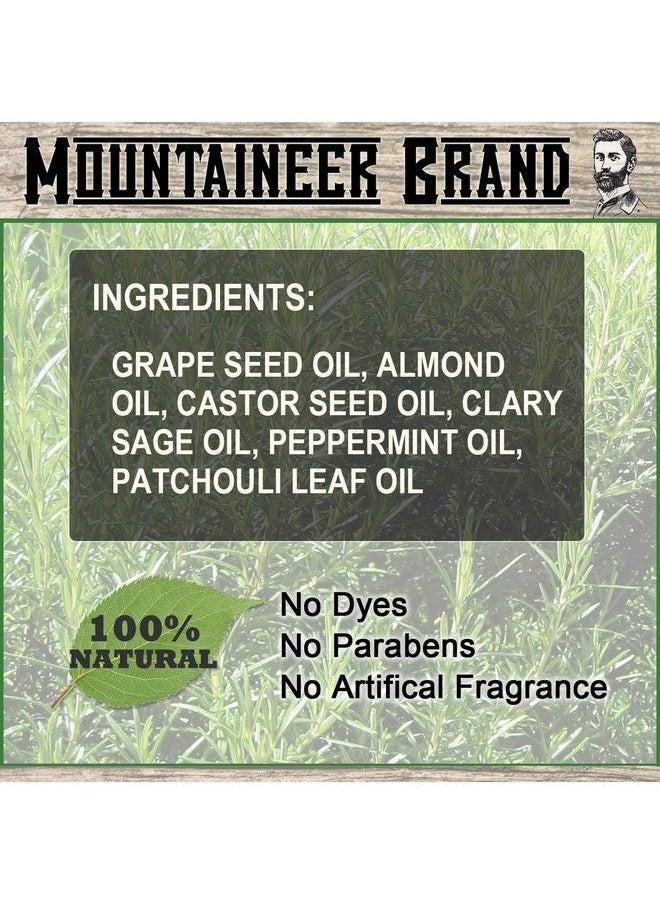 mountaineer brand Beard Oil Natural Beard Oil For Men Conditions Softens Hydrates Hair Soothes Dry Itchy Skin Beard Oil Growth For Men Grooming Beard Maintenance Treatment Wv Coal 2Oz  - Image 5