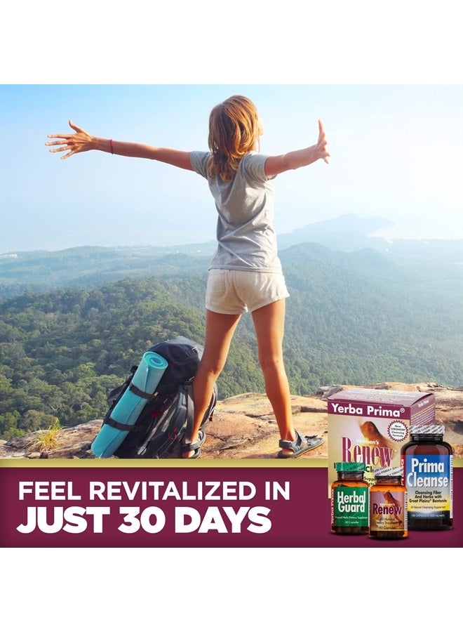 Women's Renew Internal Cleansing System - 30 Day Cleanse and Detox Kit - Female Detoxifying Herbal Support Supplements