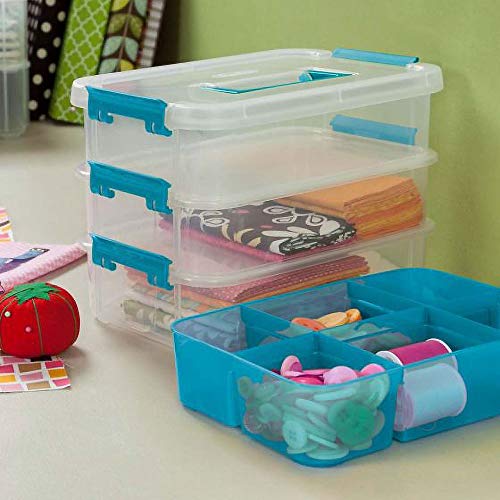 STERILITE Layer Stack & Carry Box, 10-5/8-Inch - Image 3