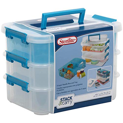 STERILITE Layer Stack & Carry Box, 10-5/8-Inch - Image 2