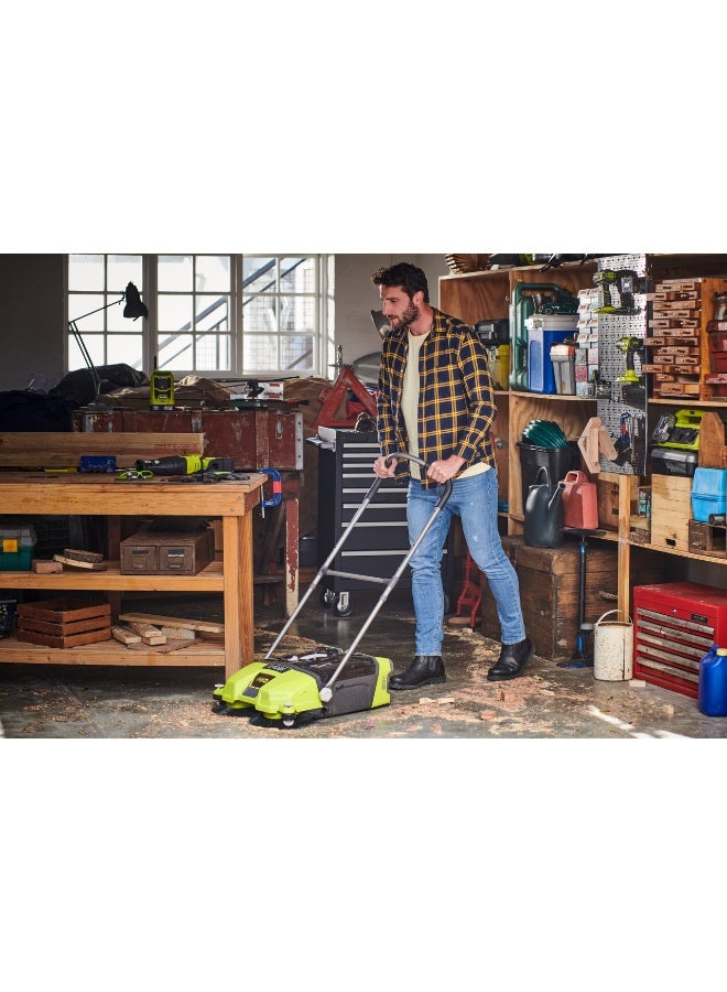RYOBI Tools Ryobi 18V One+ Cordless Debris Floor Sweeper, Bare Tool - Image 3