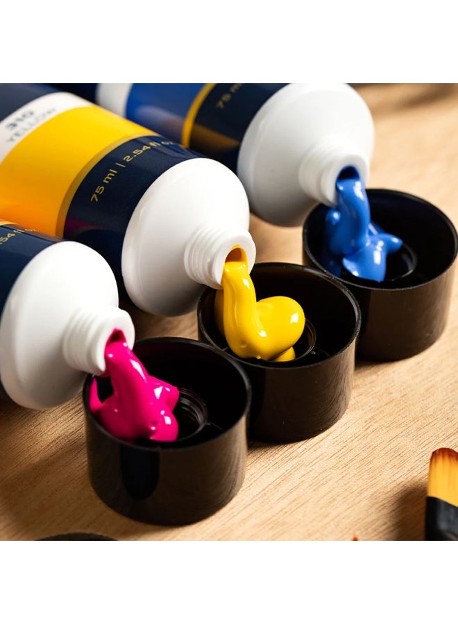 ديلي فينولو، لون أكريليك +++301 أصفر ليموني، تغطية قوية وفوهة محكمة الإغلاق، 75 مل - Image 4