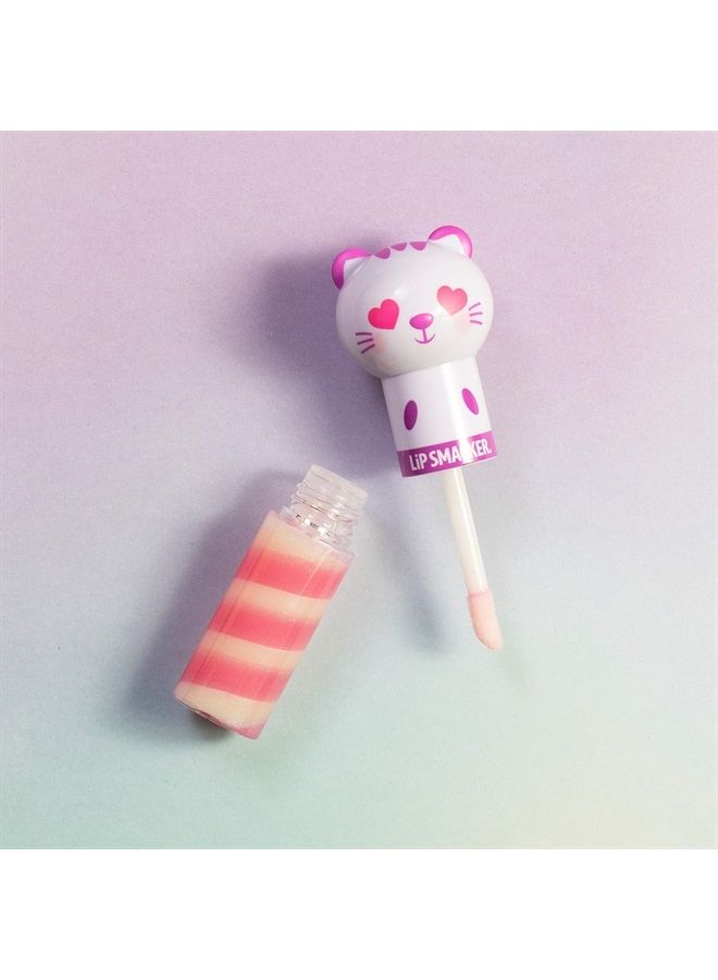 Lip Smacker Kitty Kitten Lip Gloss Flavored Lippy Pal Swirl, Kitten, Sweet Kiwi Kitten, 0.14 Ounce