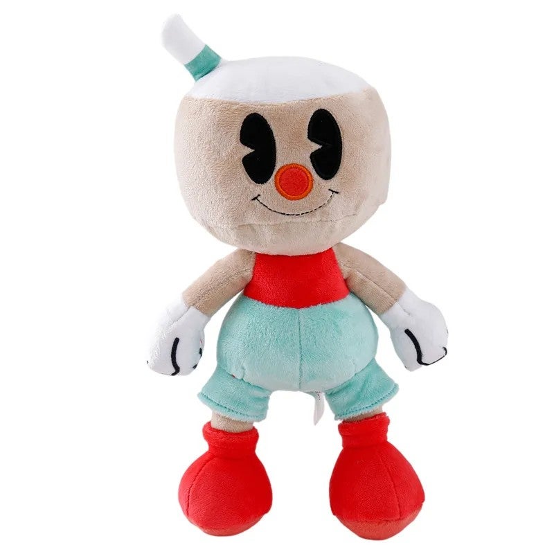 Y&D Hot Selling Unisex Cuphead & Mugman Plush Toy Soft Game Inspired Stuffed Animal Doll PP Cotton Filling Parties Gifts - Image 4