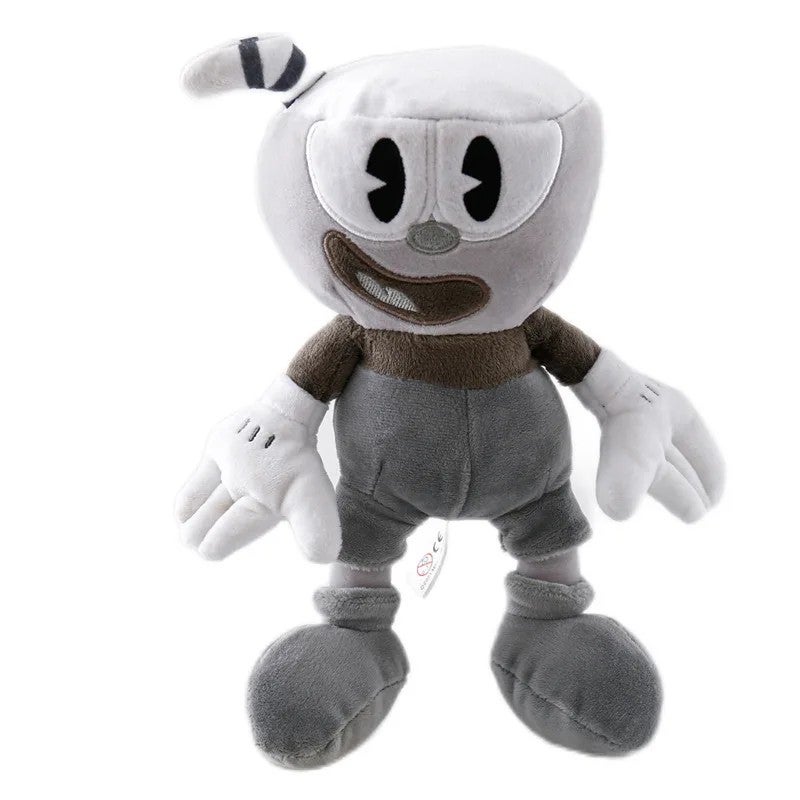 Y&D Hot Selling Unisex Cuphead & Mugman Plush Toy Soft Game Inspired Stuffed Animal Doll PP Cotton Filling Parties Gifts - Image 3