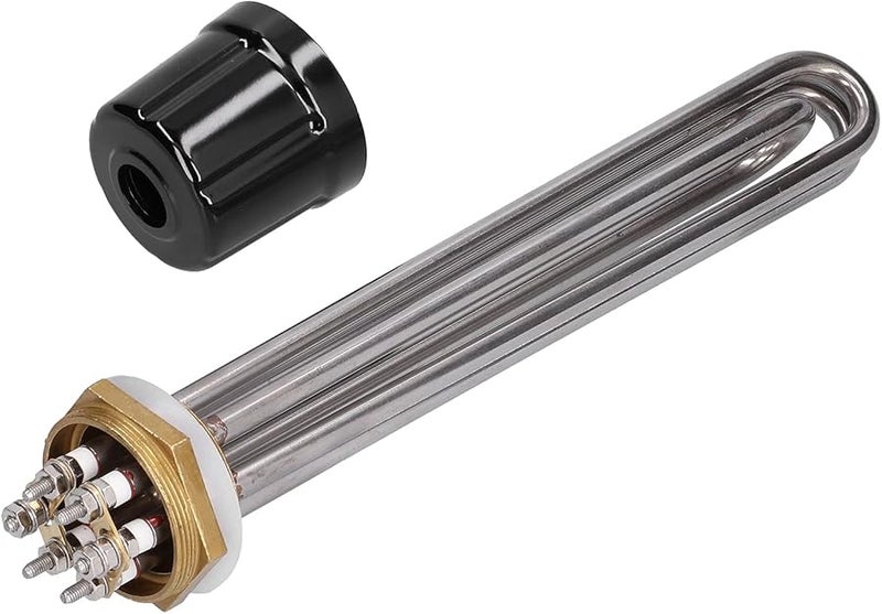 6 كيلو واط 1 25 أنبوب تسخين كهربائي من الفولاذ المقاوم للصدأ مع خيط نحاسي BSP لغلايات المياه - Image 5