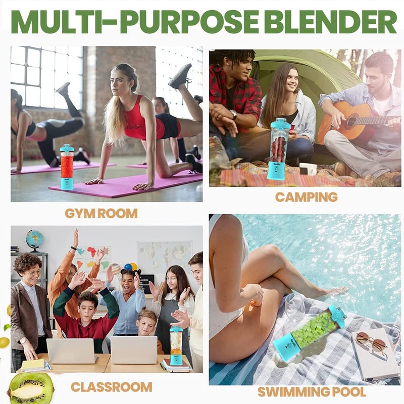 BlendLife Ultra Portable Juicer Mixer Blender | Reverse Blend, Sipper, Dual Modes, LED Lights, Strainer | Perfect for Juices, Smoothies, Shakes & Kitchen Use - Image 5