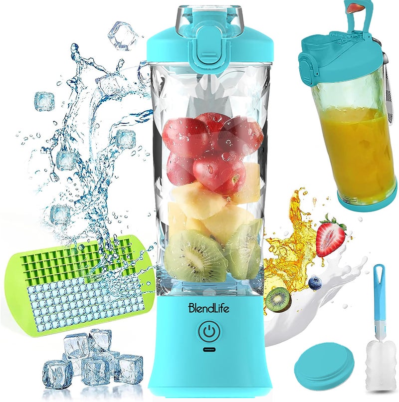 BlendLife Ultra Portable Juicer Mixer Blender | Reverse Blend, Sipper, Dual Modes, LED Lights, Strainer | Perfect for Juices, Smoothies, Shakes & Kitchen Use - Image 1