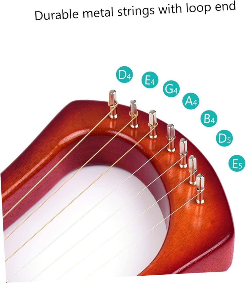 Dispersed regional warehouses Garneck 7 Piece Lyre String Set - High Quality Metal Replacement Strings for Harp - Zither - Dulcimer and Musical Instruments - Ideal for Musicians and Lovers of String Instruments Gulf popular simple design Chemical free Set product combo compatible Economical upgraded quality Global sizing options Dust proof Various size alternatives Gulf standard sizing alternatives Simple upgraded construction KSA local stock Longevity optimized build Multi-price design picks Global trendy simple build Home & professional compatible Freeze crack proof Stain resistant Labor saving Repeated use resistant selected material Detachable clean General purpose design All climate suitability All preference matching build Low dust buildup Easy daily handling design - Image 4