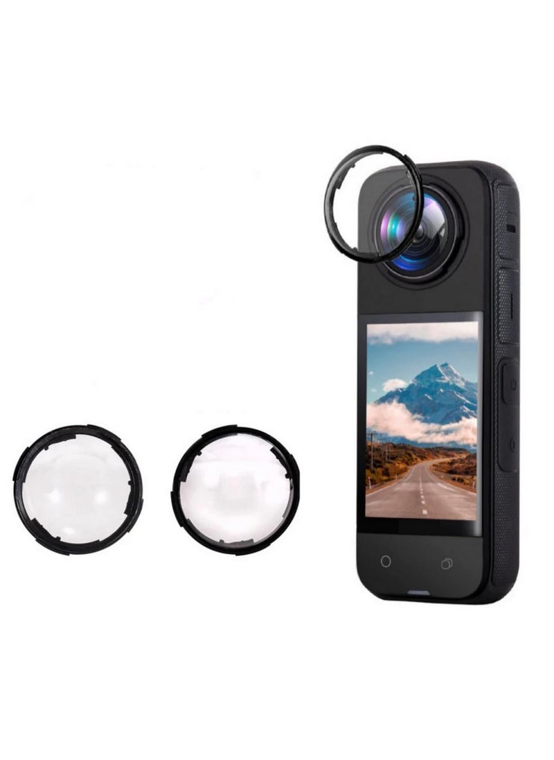 Generic 1PCS Lens Guards for Insta360 X4 Anti-Scratch, Waterproof, and Shockproof Protective Cover for Crystal-Clear 4K Action Camera Footage  - Image 1