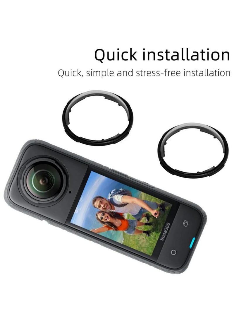 Generic 1PCS Lens Guards for Insta360 X4 Anti-Scratch, Waterproof, and Shockproof Protective Cover for Crystal-Clear 4K Action Camera Footage  - Image 3