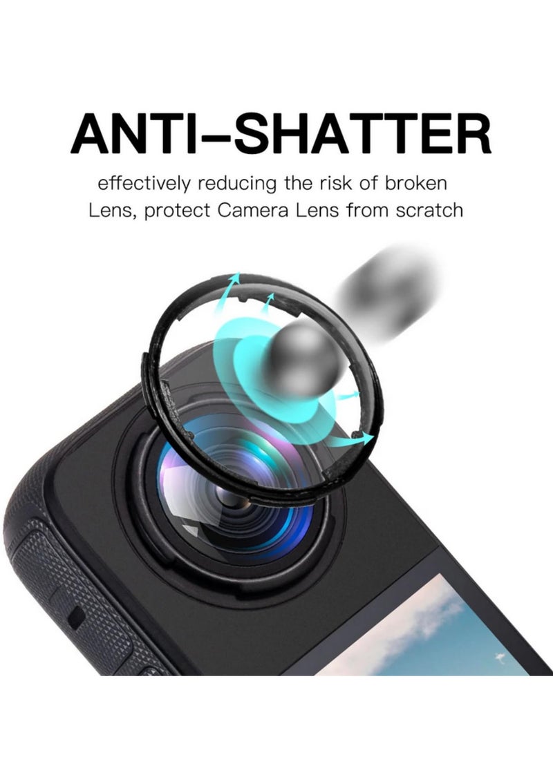Generic 1PCS Lens Guards for Insta360 X4 Anti-Scratch, Waterproof, and Shockproof Protective Cover for Crystal-Clear 4K Action Camera Footage  - Image 5