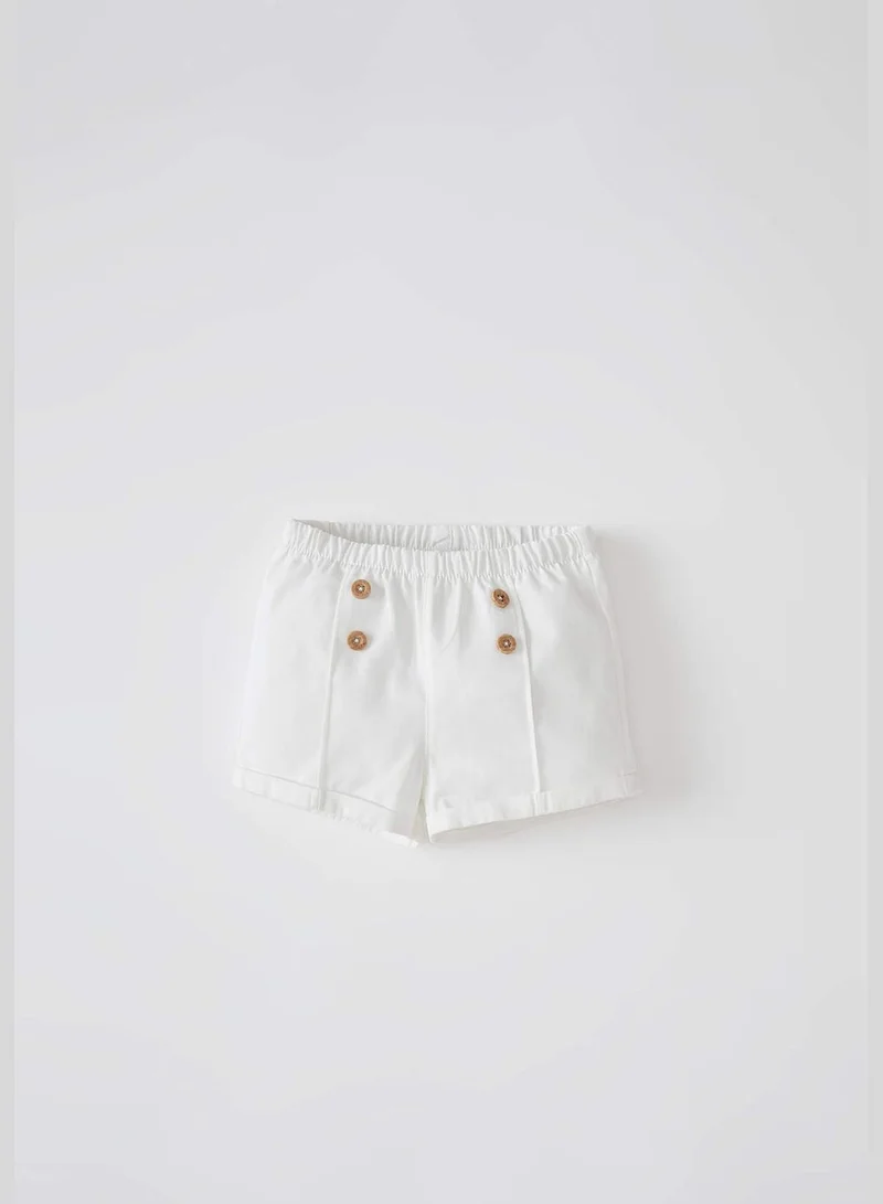 DeFacto BabyGirl Printed Short Sleeve Blouse& Shorts Set