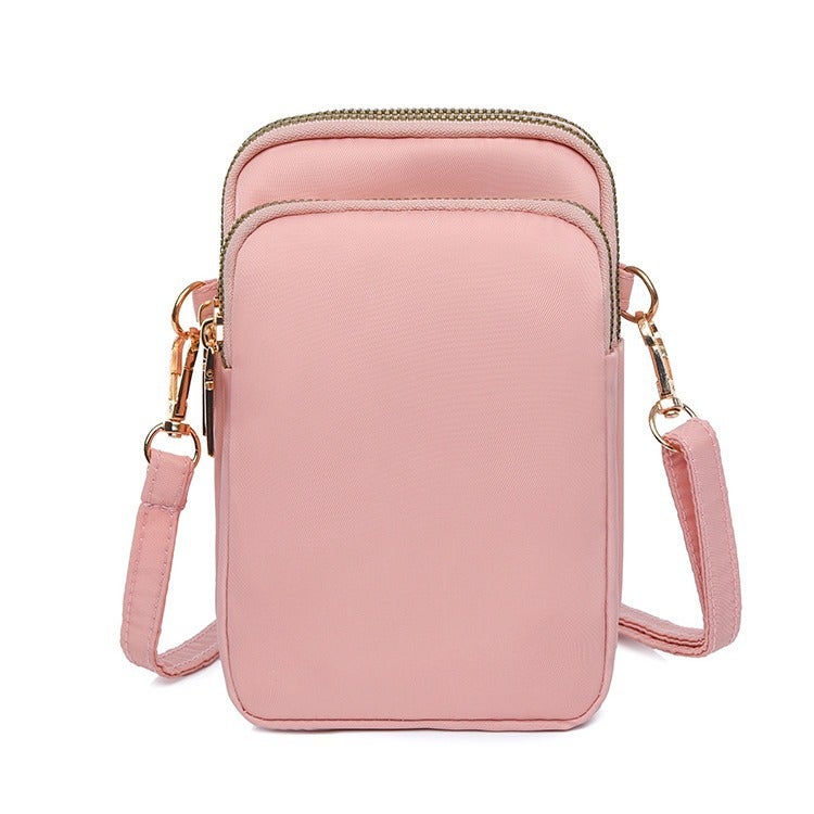 Mobile Phone Bag Women'S Slung Mini Bag Canvas Bag Trendy All-Match Vertical Shoulder Key Zero - Image 3