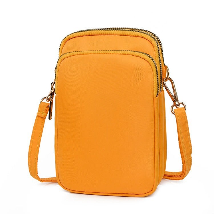 Mobile Phone Bag Women'S Slung Mini Bag Canvas Bag Trendy All-Match Vertical Shoulder Key Zero - Image 4