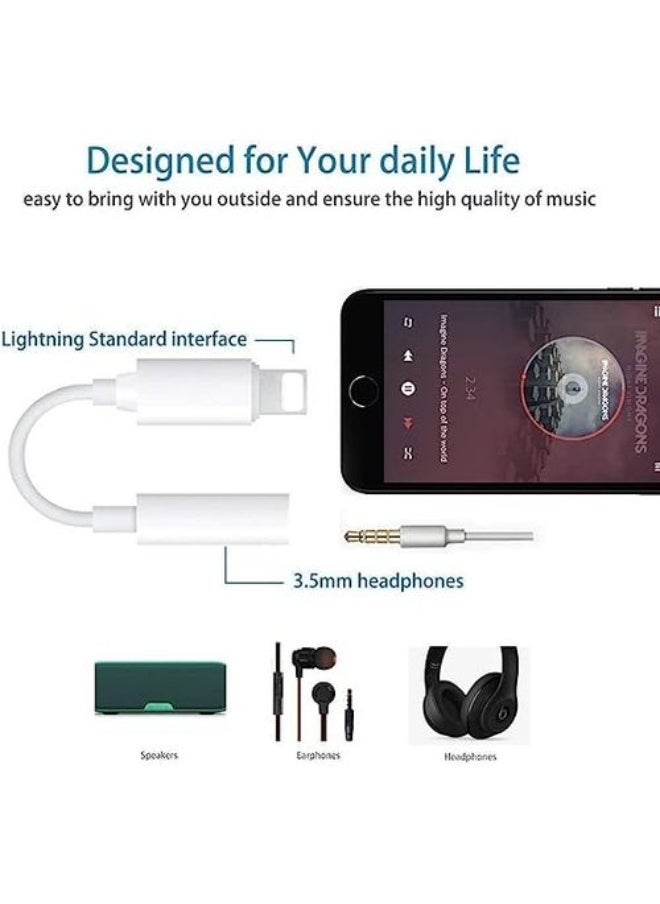 Generic Lightning To 3.5 Mm Headphone Jack Adapter,iPhone To 3.5mm Audio Aux Jack Adapter Dongle Cable Converter  - Image 3