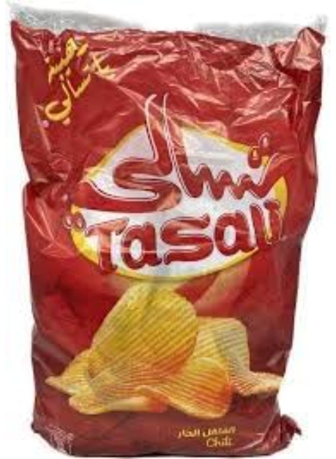 تسالي سناكس تاسالي بنكهة الفلفل الحار – شيبسي وكراكرز، العبوة الحمراء – عبوة 12 قطعة | سناك حار للأطفال والكبار | مناسب للمدرسة والعمل والتنقل - Image 2