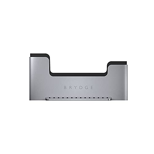 Brydge Space-Saving Laptop Stand | Vertical Docking Station Compatible with 15-inch MacBook Pro (2016-2019), 2 x Thunderbolt™ 3 Ports with 40 Gbps Data throughput (x 2) - Image 4