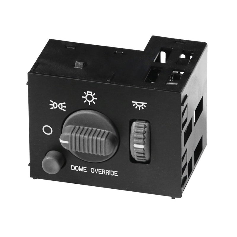 AA Ignition Headlight Instrument Panel Dimmer Dome Lamp Switch Gray Knob - Replaces 15755595, 15738843, D1534G, SW2157 - Fits Chevy Avalanche, Silverado, Tahoe, Suburban, GMC Sierra, Yukon 99, 00, 01, 02 - Image 1