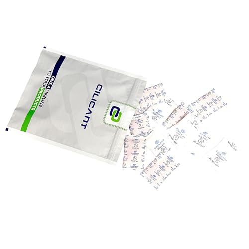 CILICAnt 5gm 50 pcs Silica Gel Moisture Absorber Desiccant, Mix of White & Orange Sachets | Prevents Moisture Damage of Shoes, Jewelry, Leather & Camera Bags, Kitchen Cabinets or Electronics - Image 3