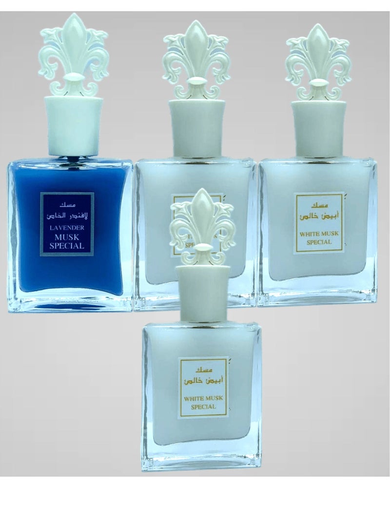 بيليزا عطور مجموعة الصبايا قطعه مسك لافندر الخاص و 3 قطع مسك ابيض الخاص - Image 1