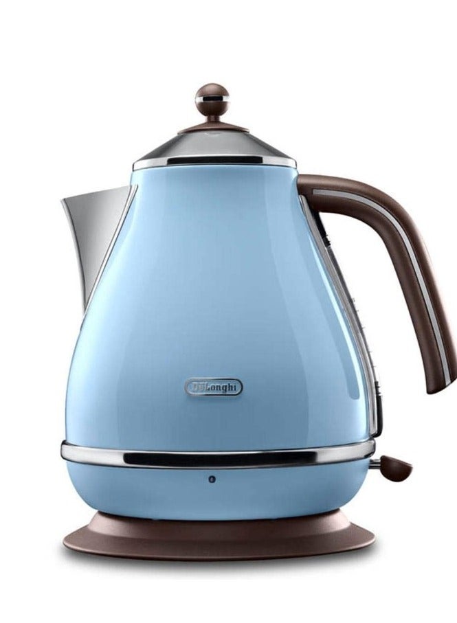 De'Longhi Icona Vintage Electric Kettle 1.7 L 2000 W KBOV2001.AZ Blue - Image 5