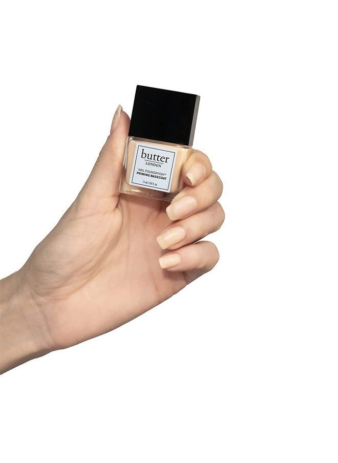 butter LONDON - Nail Foundation Priming Base Coat, Prevents nail stains, Supports healthy nail growth, Horsetail Extract, Cruelty-Free, Gluten Free - Image 1
