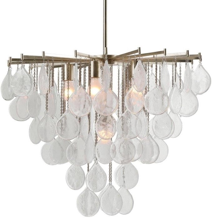 GOCCIA 6 LIGHT TEAR DROP GLASS PENDANT
