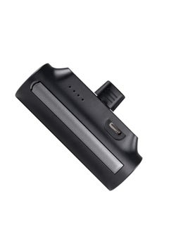 Benks Benks Mini Portable Power Bank BP10 with Built-in USB-C Connector, 5,000mAh Foldable Kickstand Compact Charger for iPhone 15 Series, Samsung Galaxy S22/23/24 Series, Huawei, iPad Pro/Air, AirPods, and more Black  - Image 1