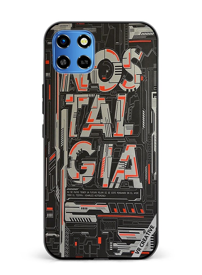 VR CREATIVE Protective Case Cover For Infinix Smart 6 HD Nostalgia Design Multicolour - Image 1