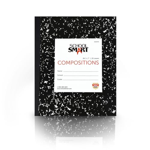 School Smart Flexible Cover Ruled Composition Book, 8-1/2 x 7 Inches, 40 Pages - Image 4