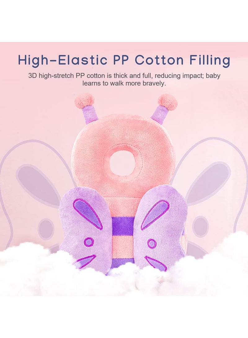 Baby Head Protection Pillow Head Protection Backpack Safety Pads Adjustable Size Baby Head Protector for 4-24 Months Toddler Baby Safety Helmet Baby Harness Baby Walking - Image 3