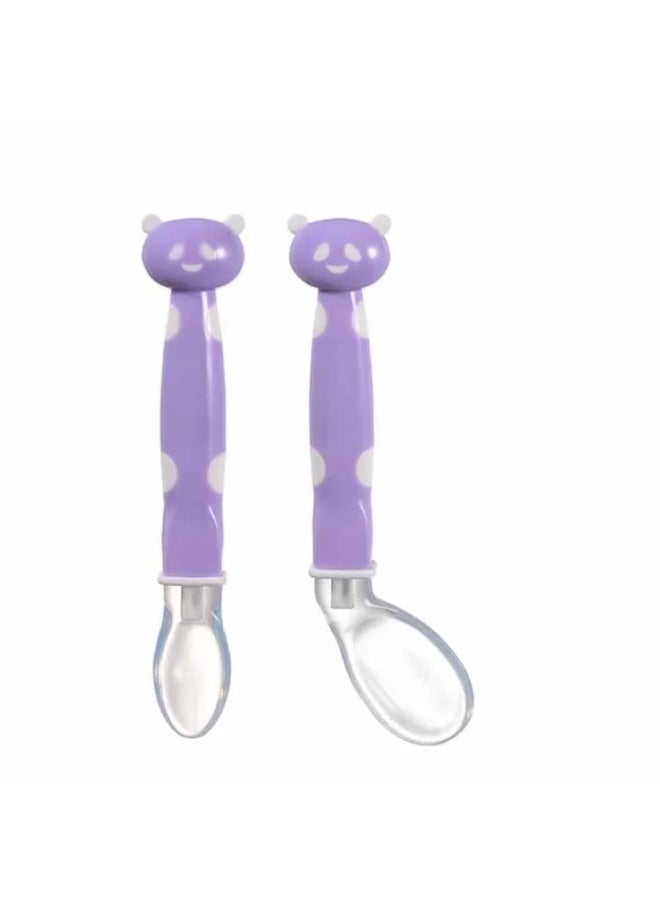 Silicone Spoon Set for Babies (2 Pieces)